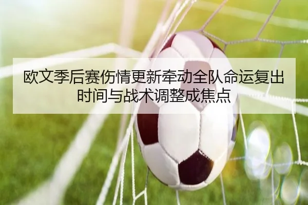 欧文季后赛伤情更新牵动全队命运复出时间与战术调整成焦点